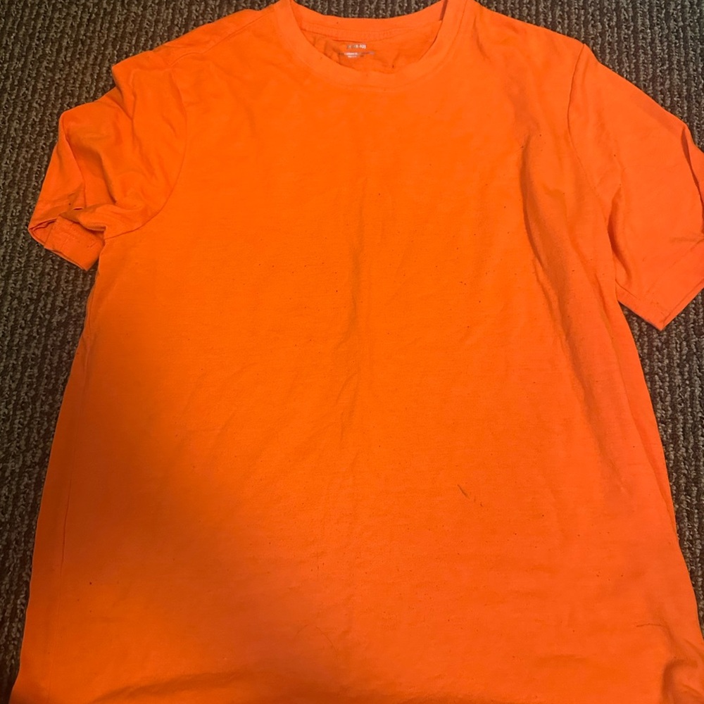 Athletic Works Orange Short Sleeve Tee